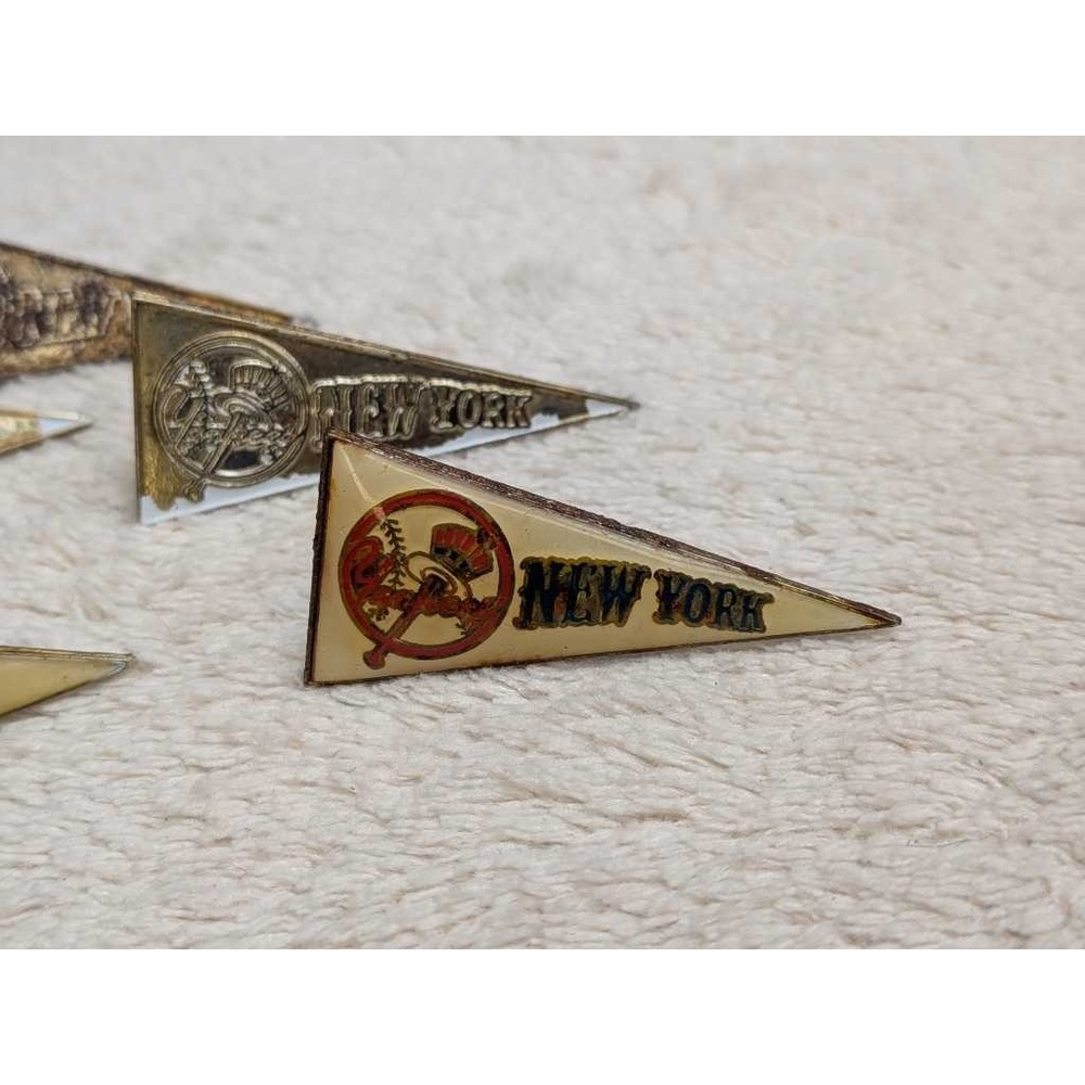 LA Dodgers Angels New York Baseball Pennant Pins Collection - Picture 3 of 7